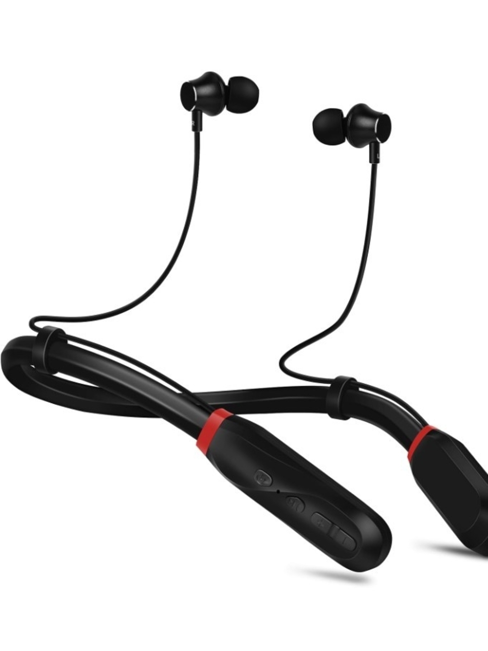 Wireless Neckband In-Ear Headphones - Black
